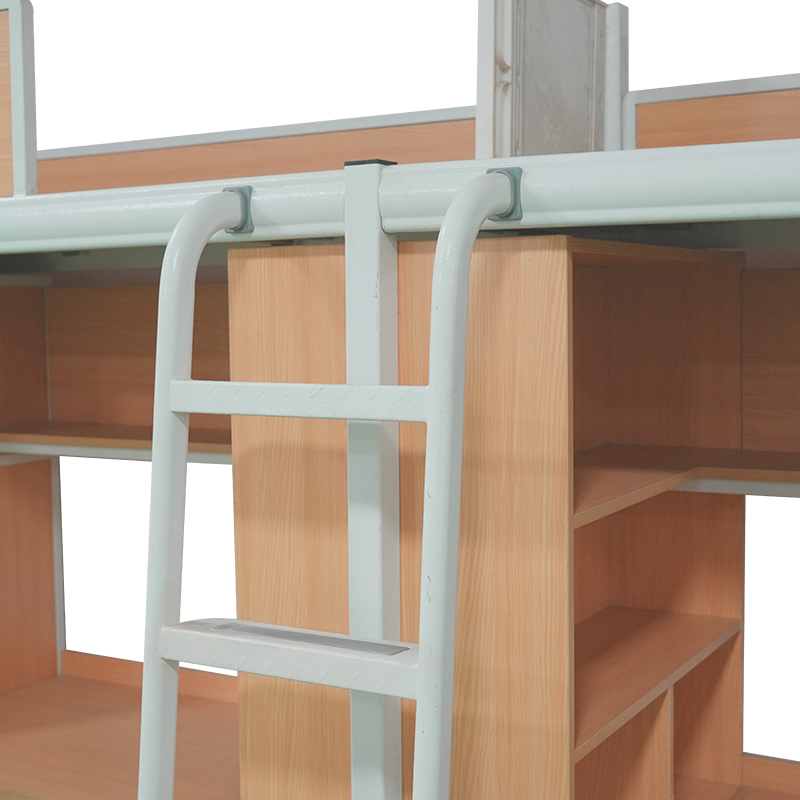 Dormitory Double Bed Combination with Wardrobe and Desk