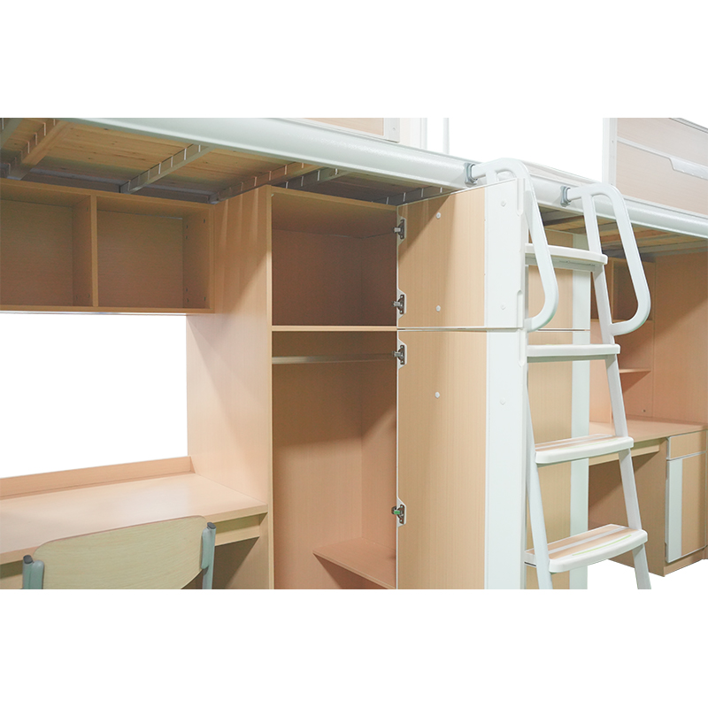 Comfortable Safe Modern 2 Persons Bunk Bed with Desk