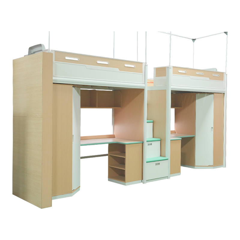 Modern Dormitory Elevated Bunk Bed for Students