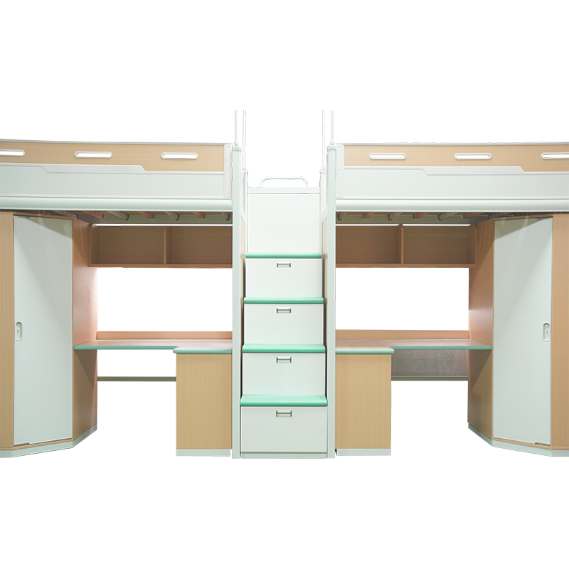 Modern Dormitory Elevated Bunk Bed for Students