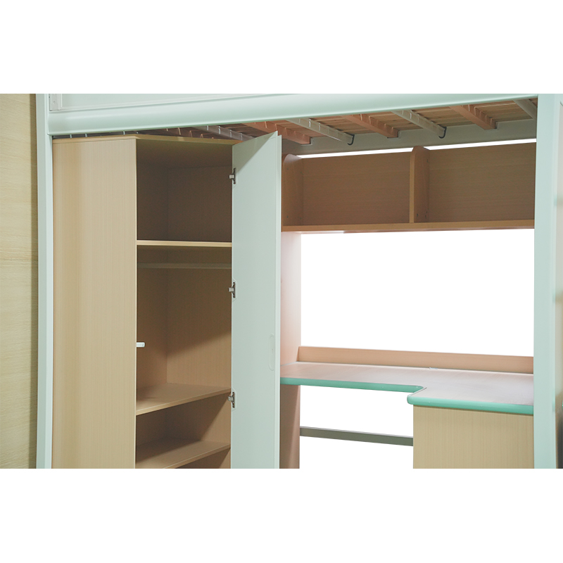 Modern Dormitory Elevated Bunk Bed for Students
