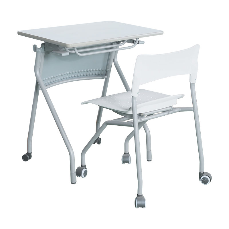School Folding Flip Top Training Table and Chair Set