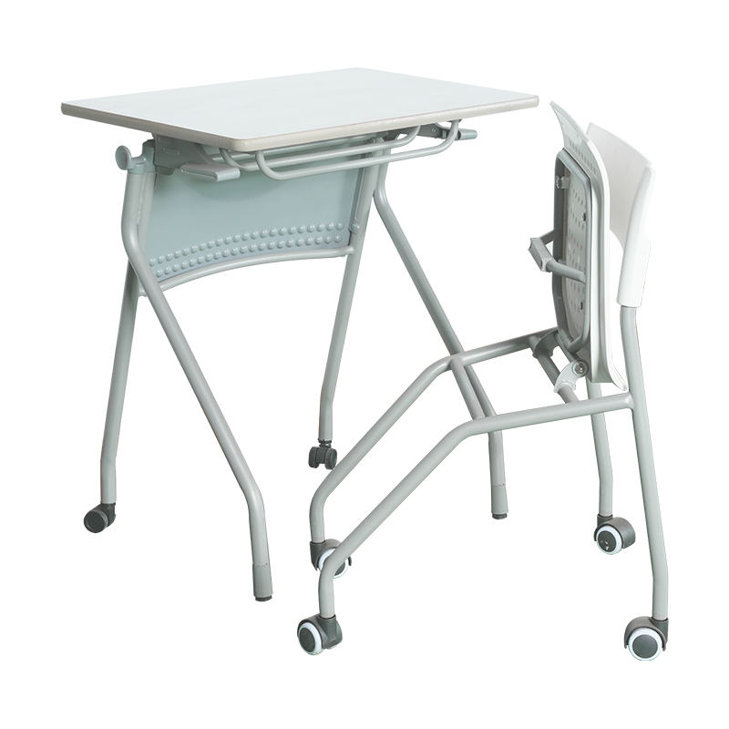 School Folding Flip Top Training Table and Chair Set