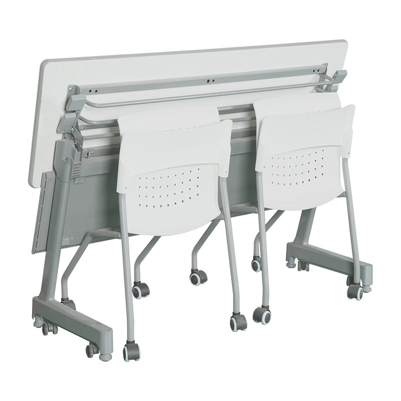 Multifunctional School Conference Table with Wheels
