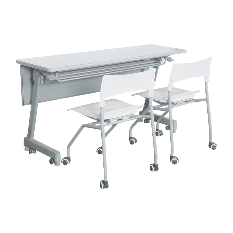Multifunctional School Conference Table with Wheels