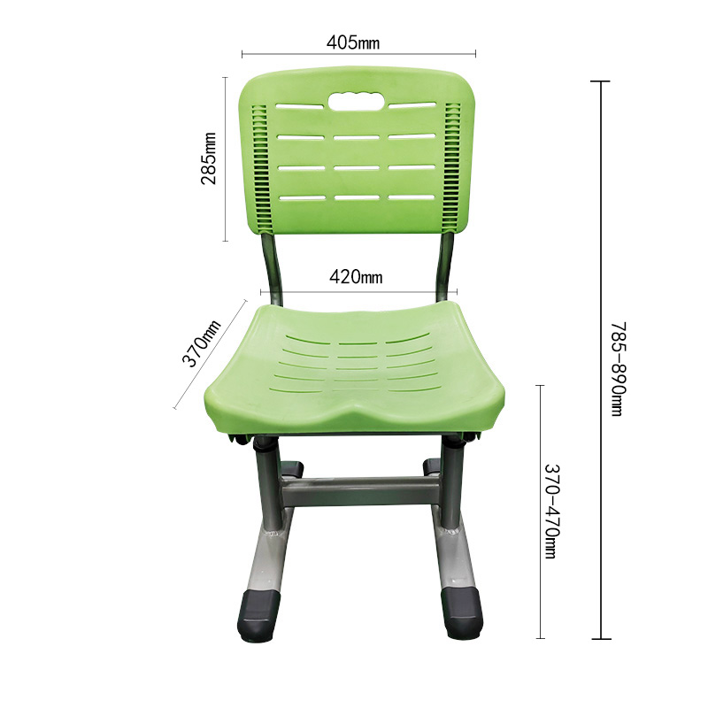 Single Desk and Chair Set For Middle School Used