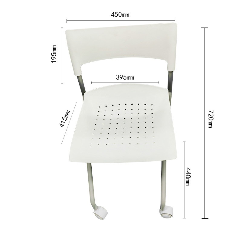 Multifunctional School Conference Table with Wheels