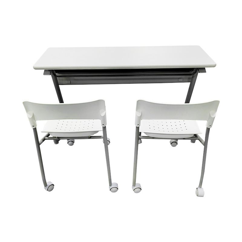 Multifunctional School Conference Table with Wheels