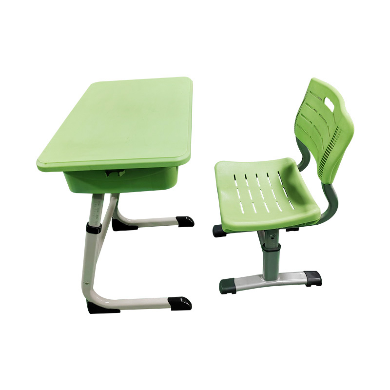 Single Desk and Chair Set For Middle School Used