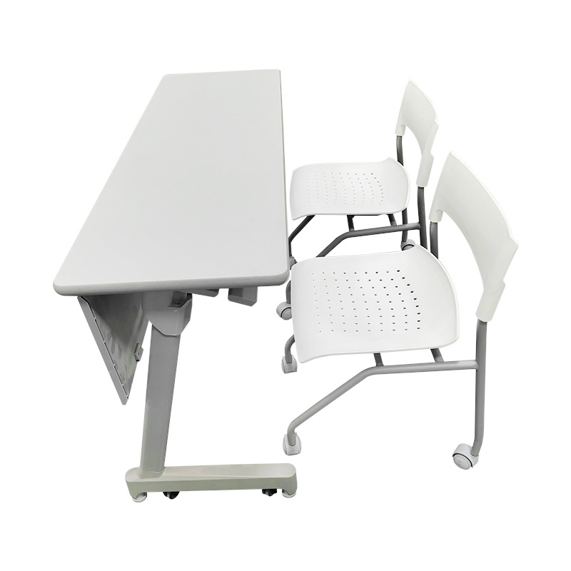 Multifunctional School Conference Table with Wheels