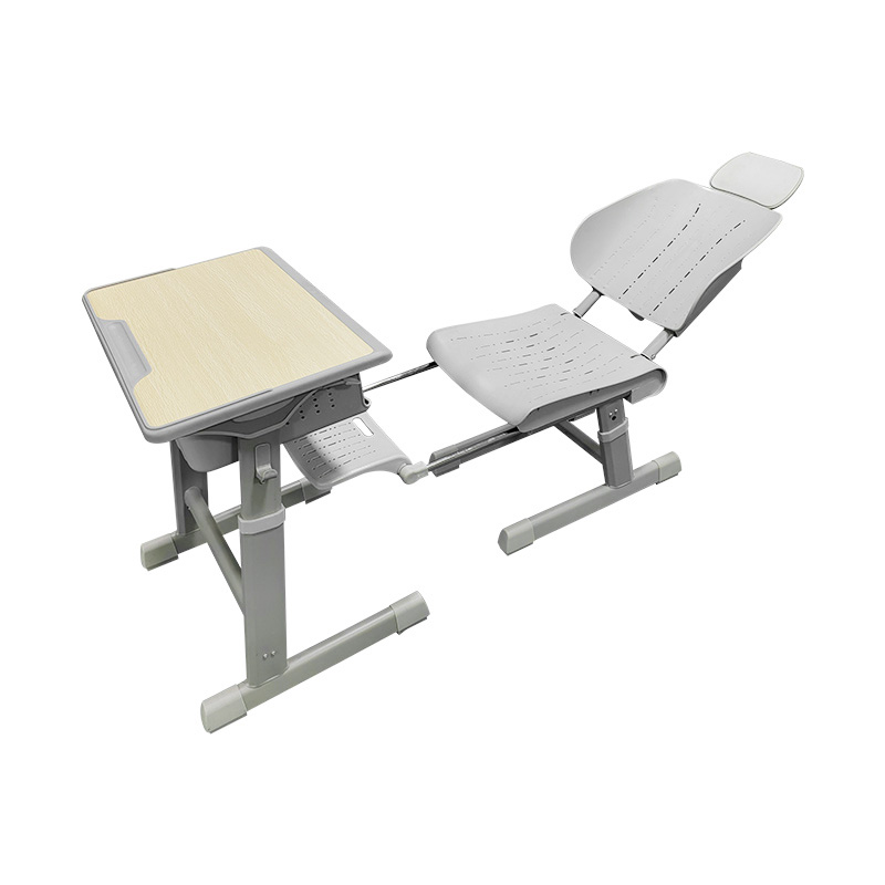 Durable Adjustable Classroom Desk and Chair Set