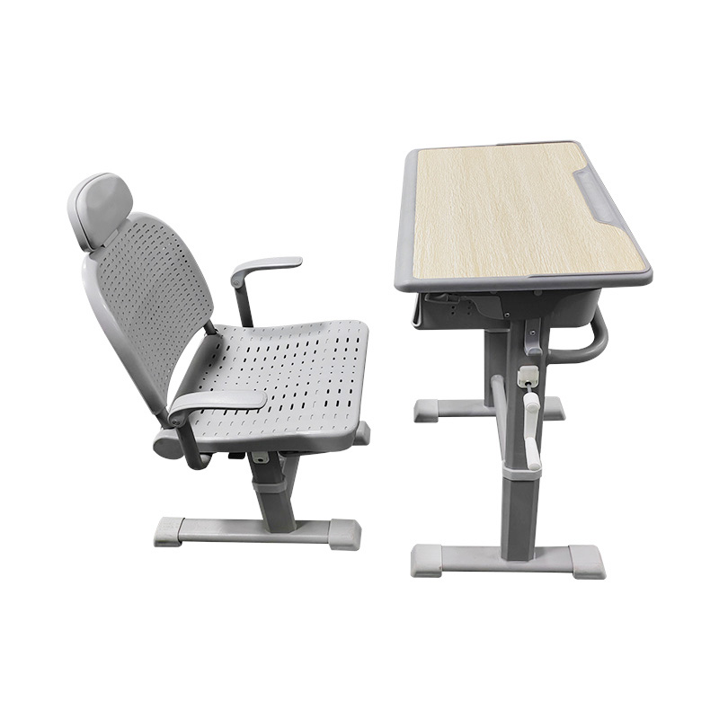 School Angle Height Adjustable Table and Chair