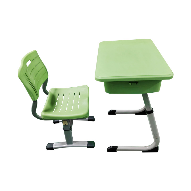 Single Desk and Chair Set For Middle School Used