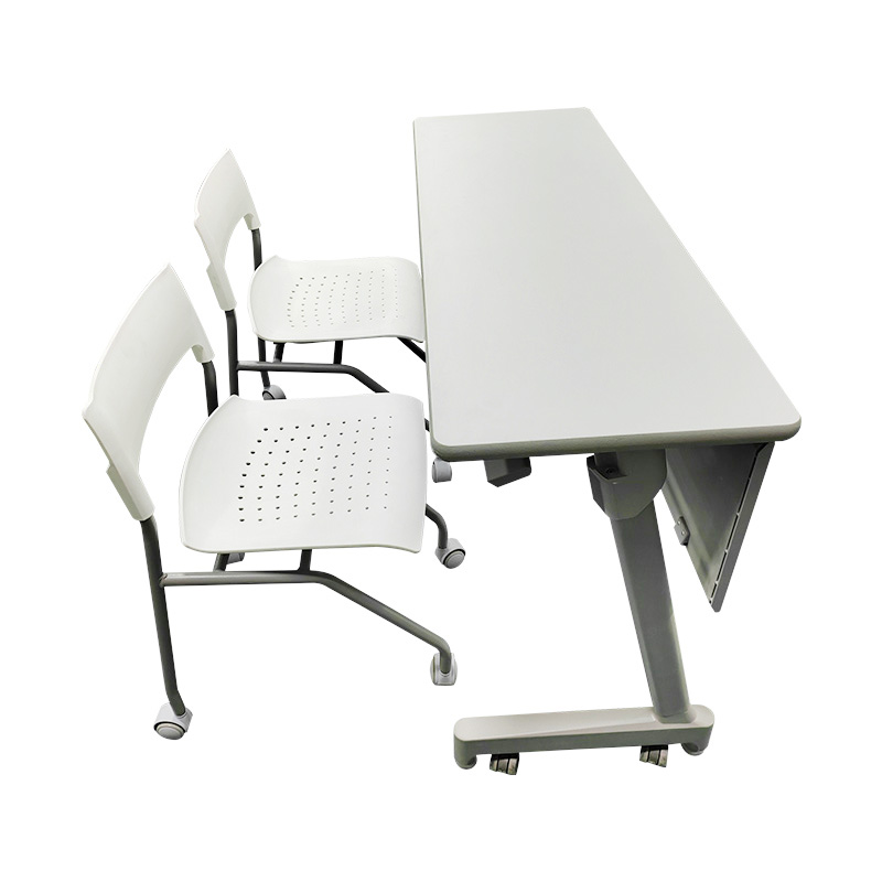 Multifunctional School Conference Table with Wheels