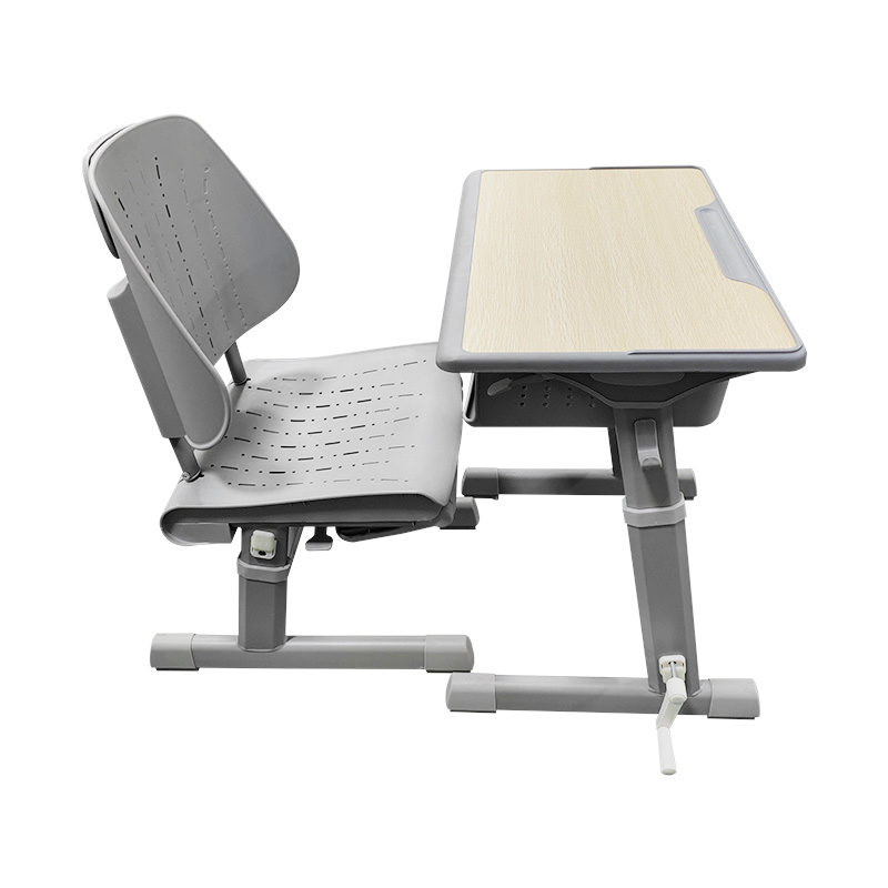 Durable Adjustable Classroom Desk and Chair Set