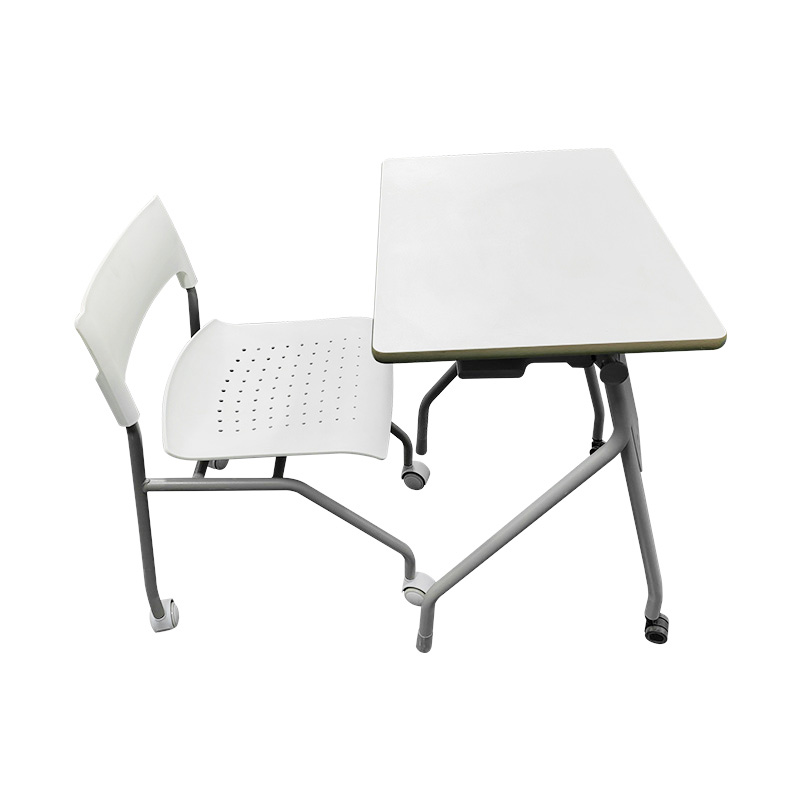 School Folding Flip Top Training Table and Chair Set